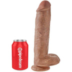 KING COCK - REALISTISCHER PENIS MIT KUGELN 22.6 CM KARAMELL - Vanelion Paradise
