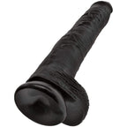 KING COCK - REALISTISCHER PENIS MIT EIER 30.5 CM SCHWARZ - Vanelion Paradise