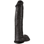 KING COCK - REALISTISCHER PENIS MIT EIER 34.2 CM SCHWARZ - Vanelion Paradise