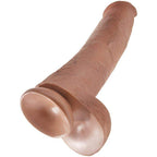 KING COCK - REALISTISCHER PENIS MIT KUGELN 34.2 CM KARAMELL - Vanelion Paradise