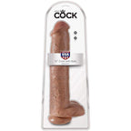 KING COCK - REALISTISCHER PENIS MIT KUGELN 34.2 CM KARAMELL - Vanelion Paradise
