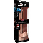 KING COCK - REALISTISCHER PENIS MIT 3D-KUGELN 24.8 CM LICHT - Vanelion Paradise