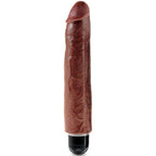 KING COCK - REALISTISCHER PENISVIBRATOR 25.6 CM BRAUN - Vanelion Paradise
