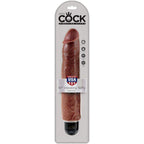 KING COCK - REALISTISCHER PENISVIBRATOR 25.6 CM BRAUN - Vanelion Paradise