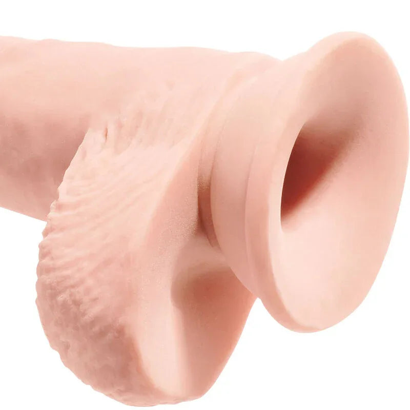 KING COCK - REALISTISCHER PENIS MIT EIER 19.4 CM LEICHT - Vanelion Paradise