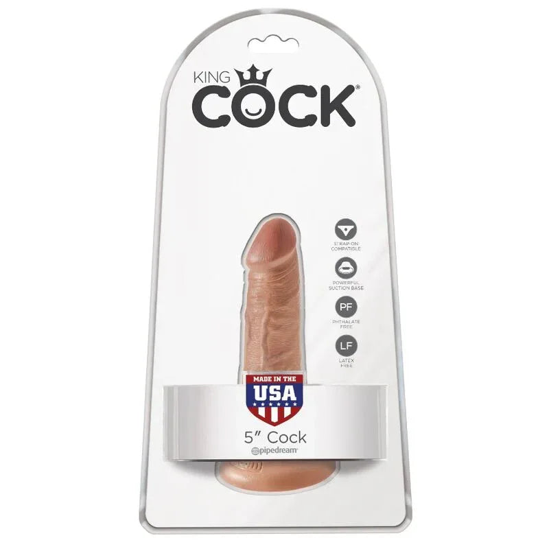 KING COCK - REALISTISCHER PENIS 12 CM KARAMELL - Vanelion Paradise