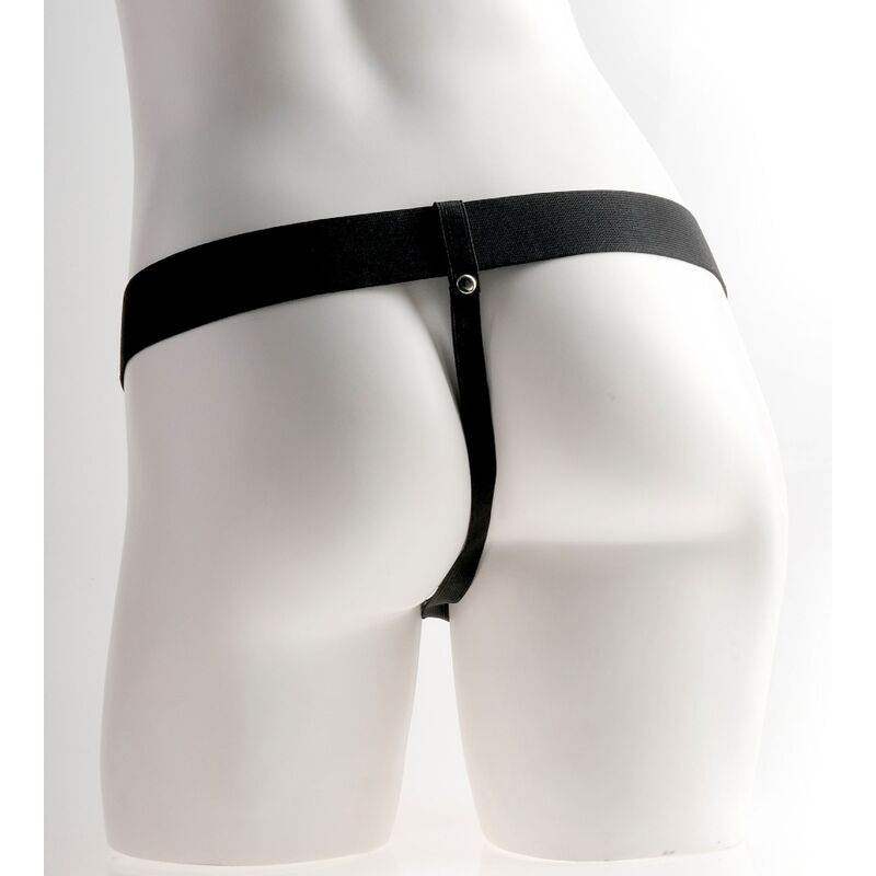 FETISH FANTASY SERIES - VERSTELLBARES GURT REALISTISCHER PENIS MIT WIEDERAUFLADBAREN BLLEN UND VIBRATOR 28 CM - Vanelion Paradise