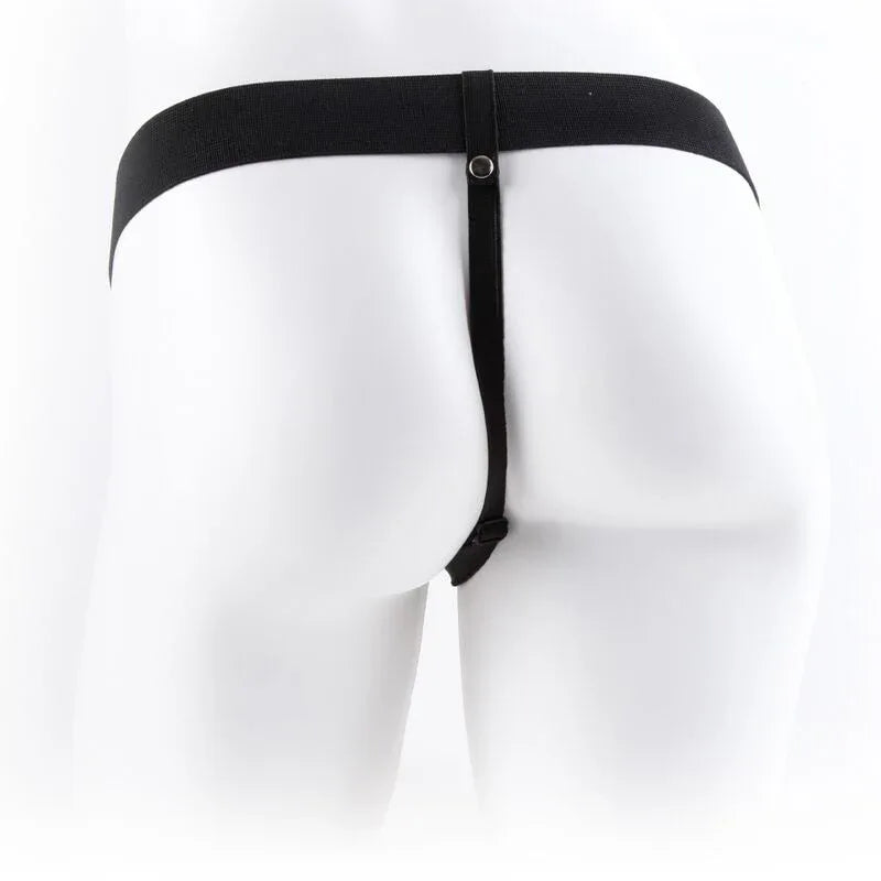 FETISH FANTASY SERIES - VERSTELLBARES GURT MIT FERNBEDIENUNG, REALISTISCHER PENIS MIT HODEN 23 CM - Vanelion Paradise