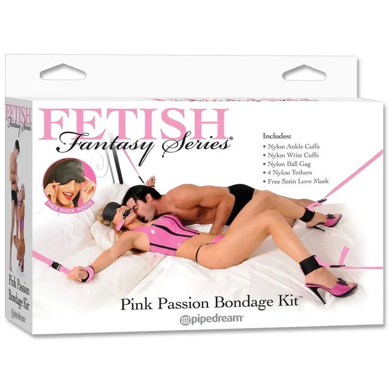 FETISH FANTASY SERIES - KIT BONDAGE ROSA - Vanelion Paradise