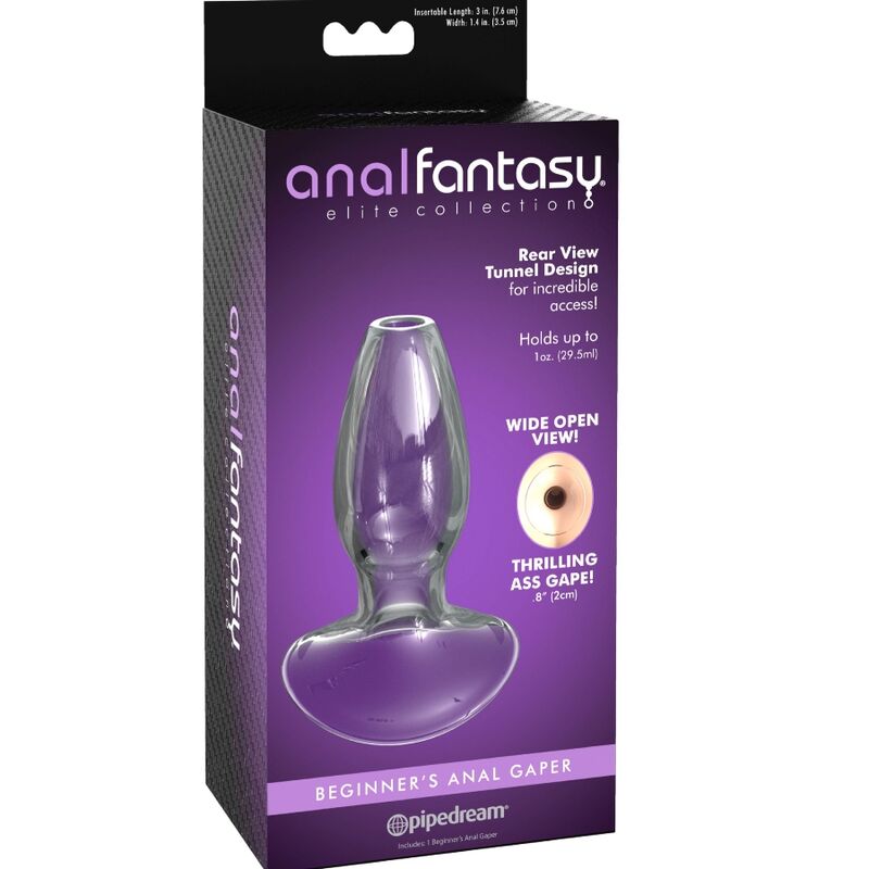 ANAL FANTASY ELITE COLLECTION - ANAL-GAPER-DILATOR FÜR ANFNGER, KRISTALLGRÖSSE S