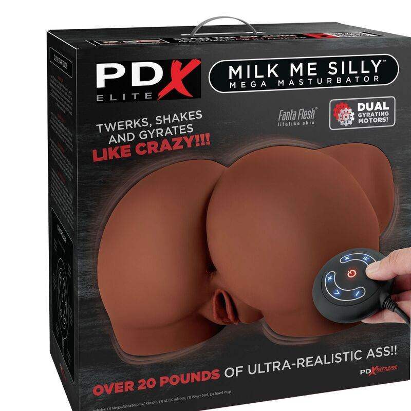 PDX ELITE - MEGA MASTURBATOR MILCH MICH DUMMER VAGINA & ANO BROWN - Vanelion Paradise