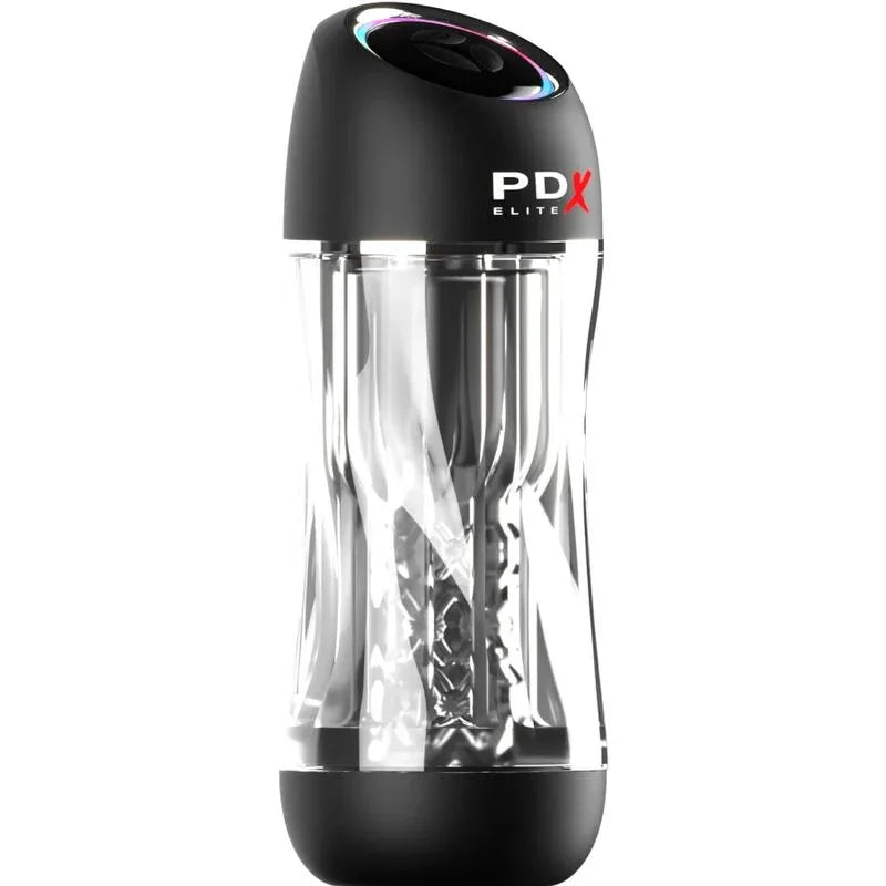 PDX ELITE - STROKER VIEWTUBE PRO VIBRATOR TRANSPARENT - Vanelion Paradise
