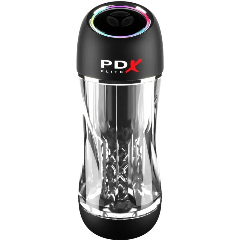 PDX ELITE - STROKER VIEWTUBE PRO VIBRATOR TRANSPARENT - Vanelion Paradise