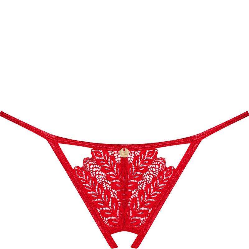 OBSESSIVE - INGRIDIA THONG OBERTEIL ROT M/L - Vanelion Paradise