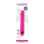 CLASSIX - CANDY TWIRL VIBRIERENDES MASSAGER 16,5 CM ROSA - Vanelion Paradise