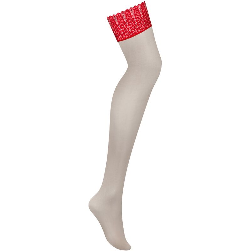 OBSESSIVE - INGRIDIA ROTE STRUMPFHOSE XS/S