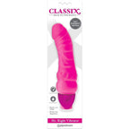 CLASSIX - VIBRIERENDER DILDO MR. RIGHT MULTI-SPEED 15,5 CM ROSA - Vanelion Paradise