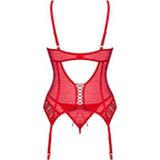 OBSESSIVE - INGRIDIA KORSETT & TANGA ROT XS/S - Vanelion Paradise
