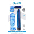 CLASSIX - KIT FÜR PAARE MIT RING, HÜLLE UND BLAUEN KUGELN - Vanelion Paradise