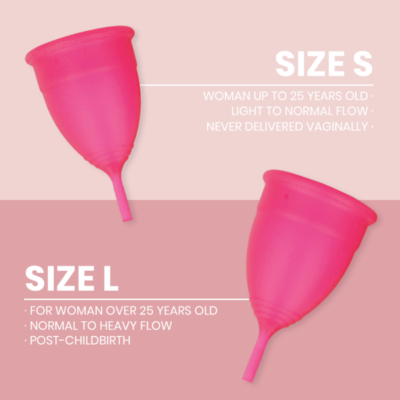 INTIMICHIC - MENSTRUAL CUP MEDIZINISCHES SILIKON - GRÖSSE S