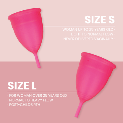 INTIMICHIC - MENSTRUAL CUP MEDIZINISCHES SILIKON - GRÖSSE S