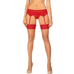 OBSESSIVE - INGRIDIA ROTE STRUMPFHOSE M/L - Vanelion Paradise