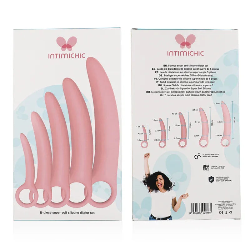 INTIMICHIC - SILICONE DILATOR 5 PCS - Vanelion Paradise