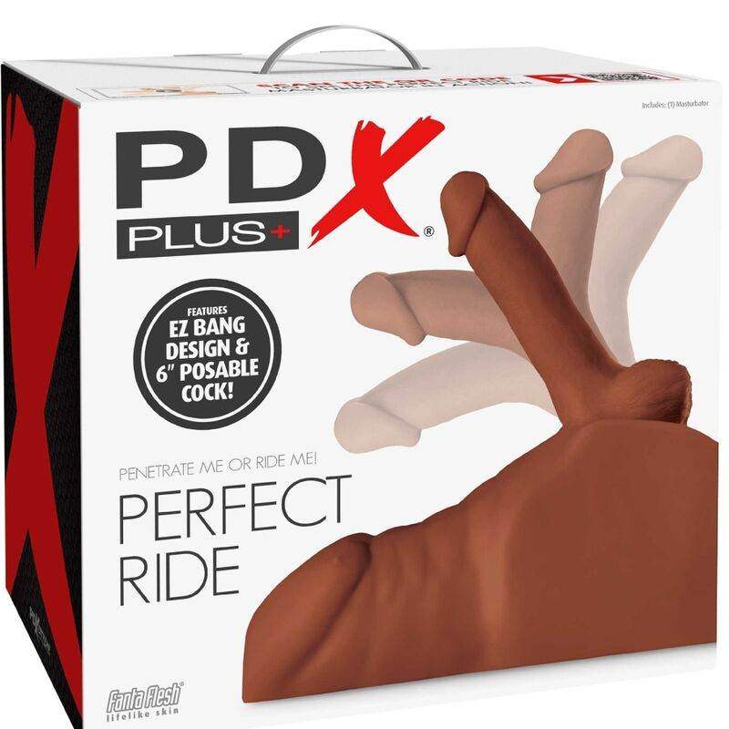 PDX PLUS - PERFECT RIDE MASTURBATOR PENIS UND ANUS BRAUN - Vanelion Paradise