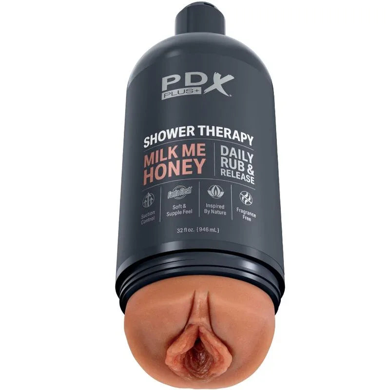PDX PLUS - STROKER MASTURBATOR DISKRETES FLASCHENDESIGN MILK ME HONEY CANDY SHAMPOO - Vanelion Paradise
