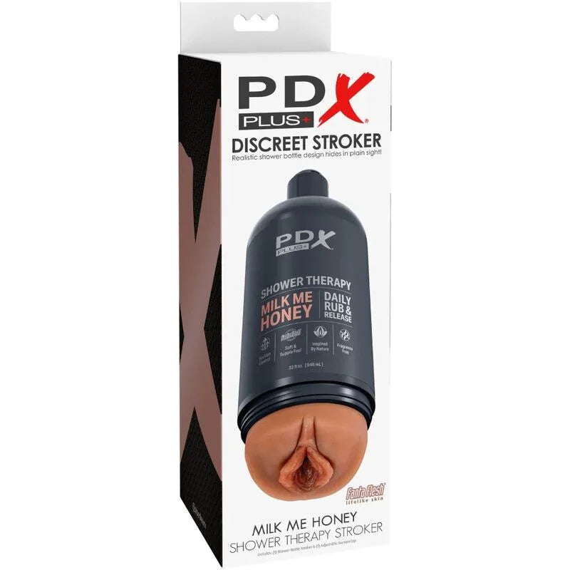 PDX PLUS - STROKER MASTURBATOR DISKRETES FLASCHENDESIGN MILK ME HONEY CANDY SHAMPOO - Vanelion Paradise