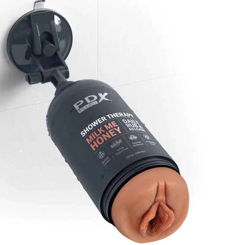 PDX PLUS - STROKER MASTURBATOR DISKRETES FLASCHENDESIGN MILK ME HONEY CANDY SHAMPOO - Vanelion Paradise