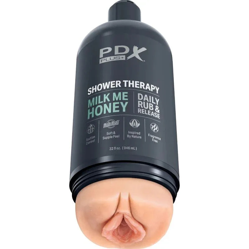 PDX PLUS - STROKER MASTURBATOR DISKRETES FLASCHENDESIGN MILK ME HONEY SHAMPOO - Vanelion Paradise