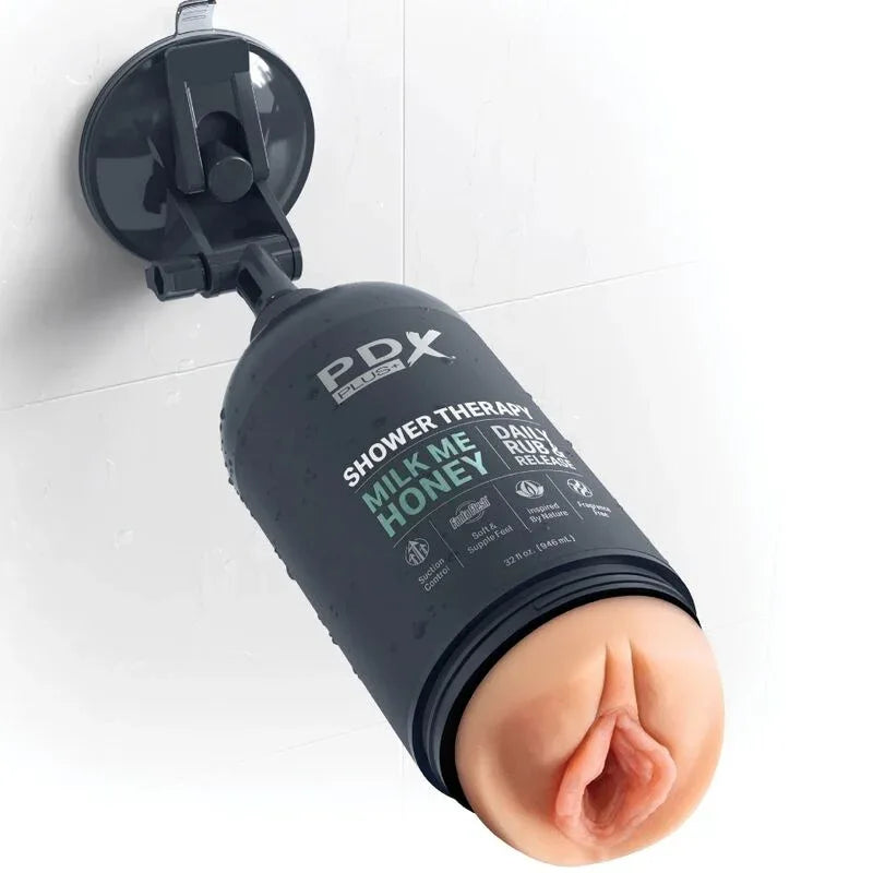 PDX PLUS - STROKER MASTURBATOR DISKRETES FLASCHENDESIGN MILK ME HONEY SHAMPOO - Vanelion Paradise
