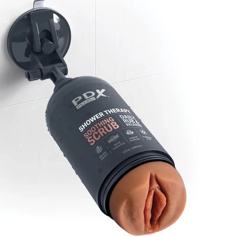 PDX PLUS - STROKER MASTURBATOR DISKRETES FLASCHENDESIGN BERUHIGENDES PEELING-SÜSSIGKEITEN-SHAMPOO - Vanelion Paradise