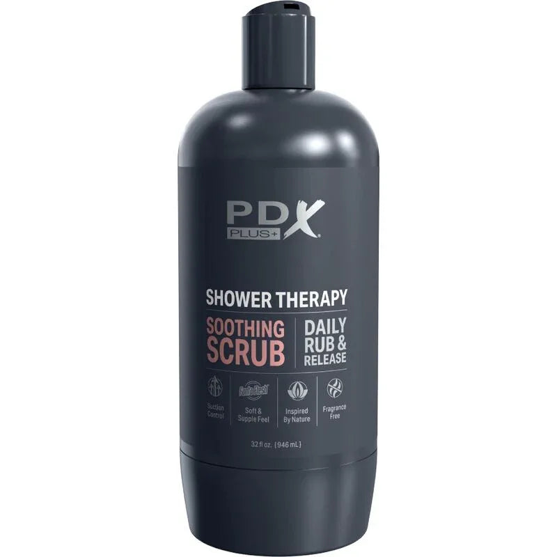 PDX PLUS - STROKER MASTURBATOR DISKRETES FLASCHENDESIGN BERUHIGENDES PEELING-SÜSSIGKEITEN-SHAMPOO - Vanelion Paradise