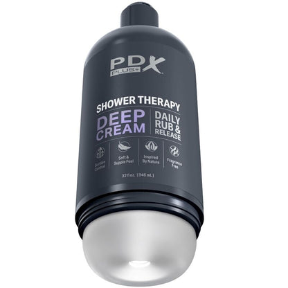 PDX PLUS - STROKER MASTURBATOR DISKRETES TIEFE CREME-SHAMPOO-FLASCHEN-DESIGN