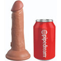 KING COCK - ELITE REALISTISCHER SILIKONDILDO 15.2 CM KARAMELL - Vanelion Paradise