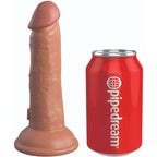 KING COCK - ELITE REALISTISCHER SILIKONDILDO 15.2 CM KARAMELL - Vanelion Paradise