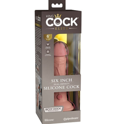 KING COCK - ELITE REALISTISCHER SILIKONDILDO 15.2 CM