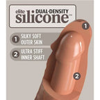 KING COCK - ELITE REALISTISCHER SILIKONDILDO 17.8 CM KARAMELL - Vanelion Paradise