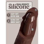 KING COCK - ELITE REALISTISCHER SILIKONDILDO 20.3 CM BRAUN - Vanelion Paradise