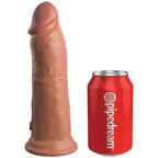 KING COCK - ELITE REALISTISCHER SILIKONDILDO 20.3 CM KARAMELL - Vanelion Paradise