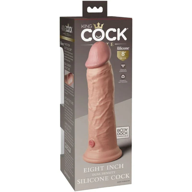 KING COCK - ELITE REALISTISCHER SILIKONDILDO 20.3 CM - Vanelion Paradise
