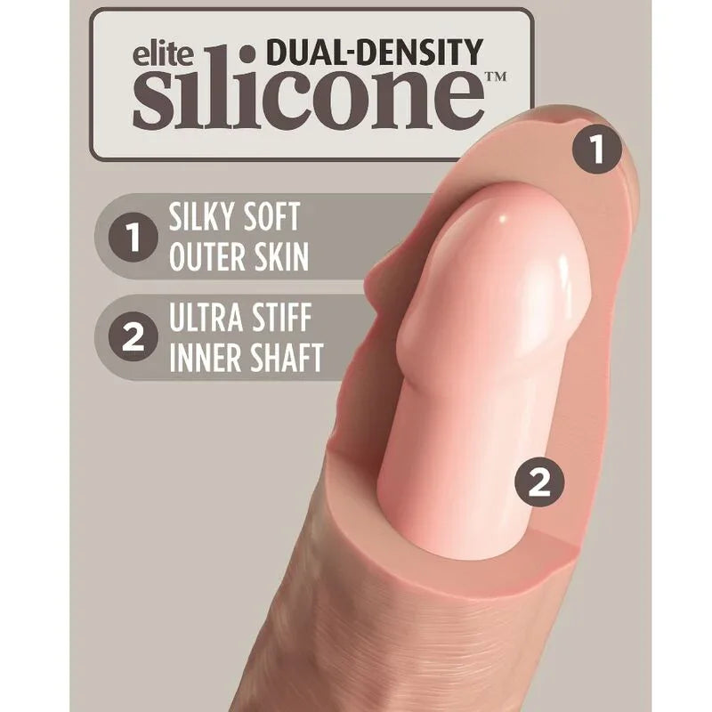 KING COCK - ELITE REALISTISCHER SILIKONDILDO 20.3 CM - Vanelion Paradise
