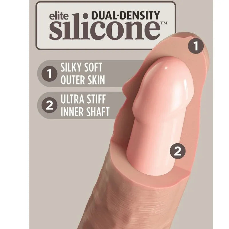 KING COCK - ELITE REALISTISCHER SILIKONDILDO 25.4 CM - Vanelion Paradise
