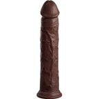 KING COCK - ELITE REALISTISCHER SILIKONDILDO 28 CM BRAUN - Vanelion Paradise