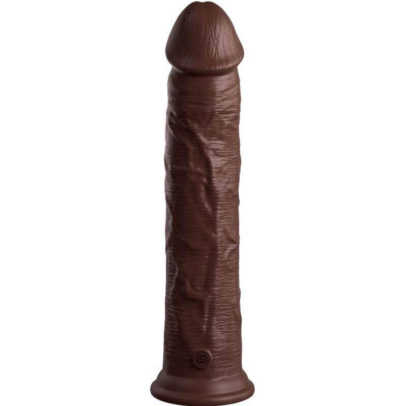 KING COCK - ELITE REALISTISCHER SILIKONDILDO 28 CM BRAUN - Vanelion Paradise
