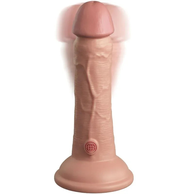 KING COCK - ELITE REALISTISCHER DILDO MIT VIBRATION UND SILIKON 15.2 CM - Vanelion Paradise