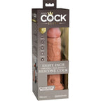 KING COCK - ELITE REALISTISCHER DILDO MIT VIBRATION UND SILIKON 20.3 CM KARAMELL - Vanelion Paradise