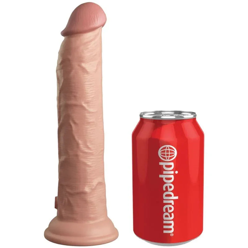 KING COCK - ELITE REALISTISCHER DILDO VIBRATOR & SILIKON FERNBEDIENUNG 23 CM - Vanelion Paradise